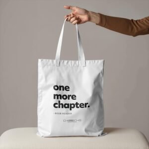 One More Chapter Tote Bag